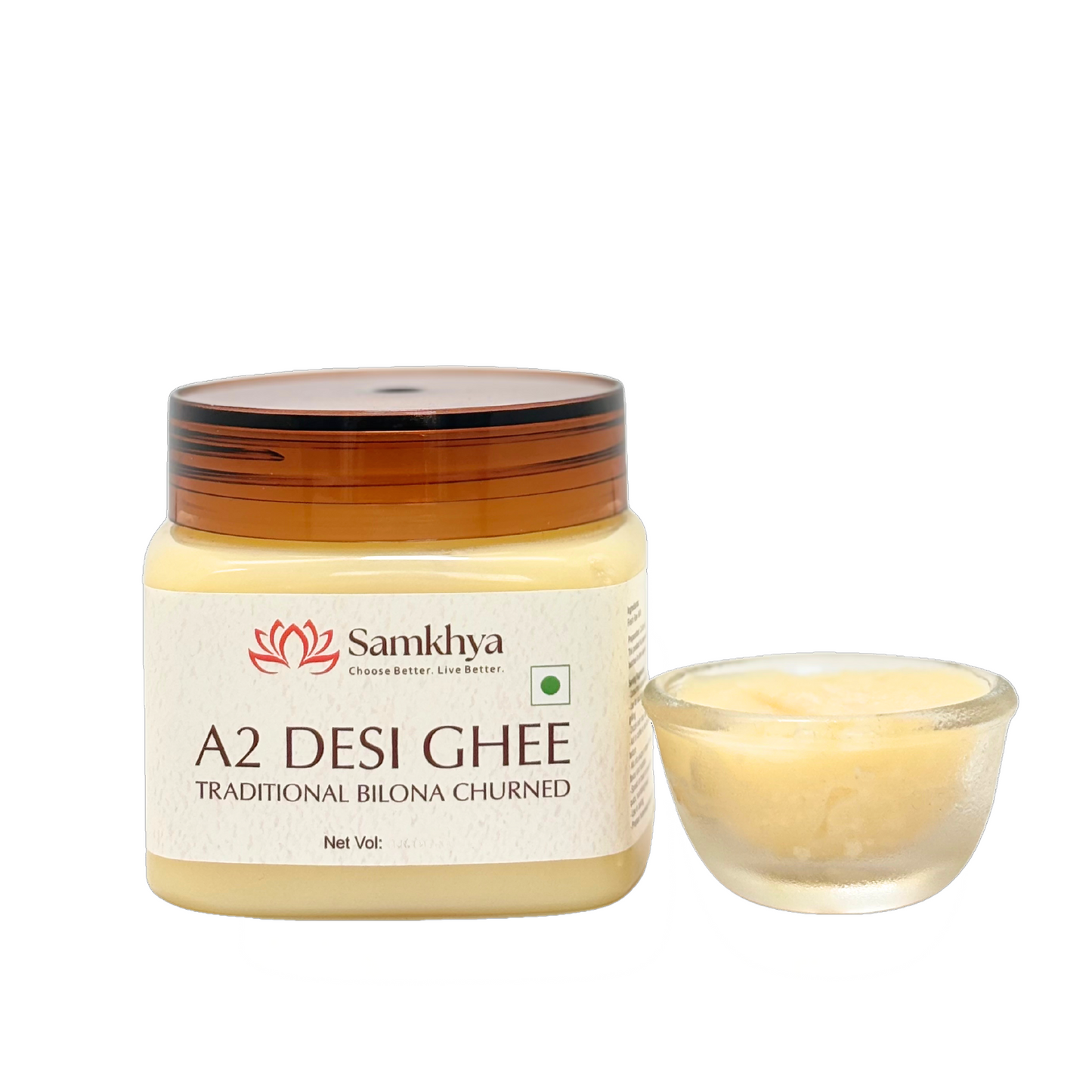 Samkhya A2 Desi Ghee | Bilona Ghee from Cultured Cream