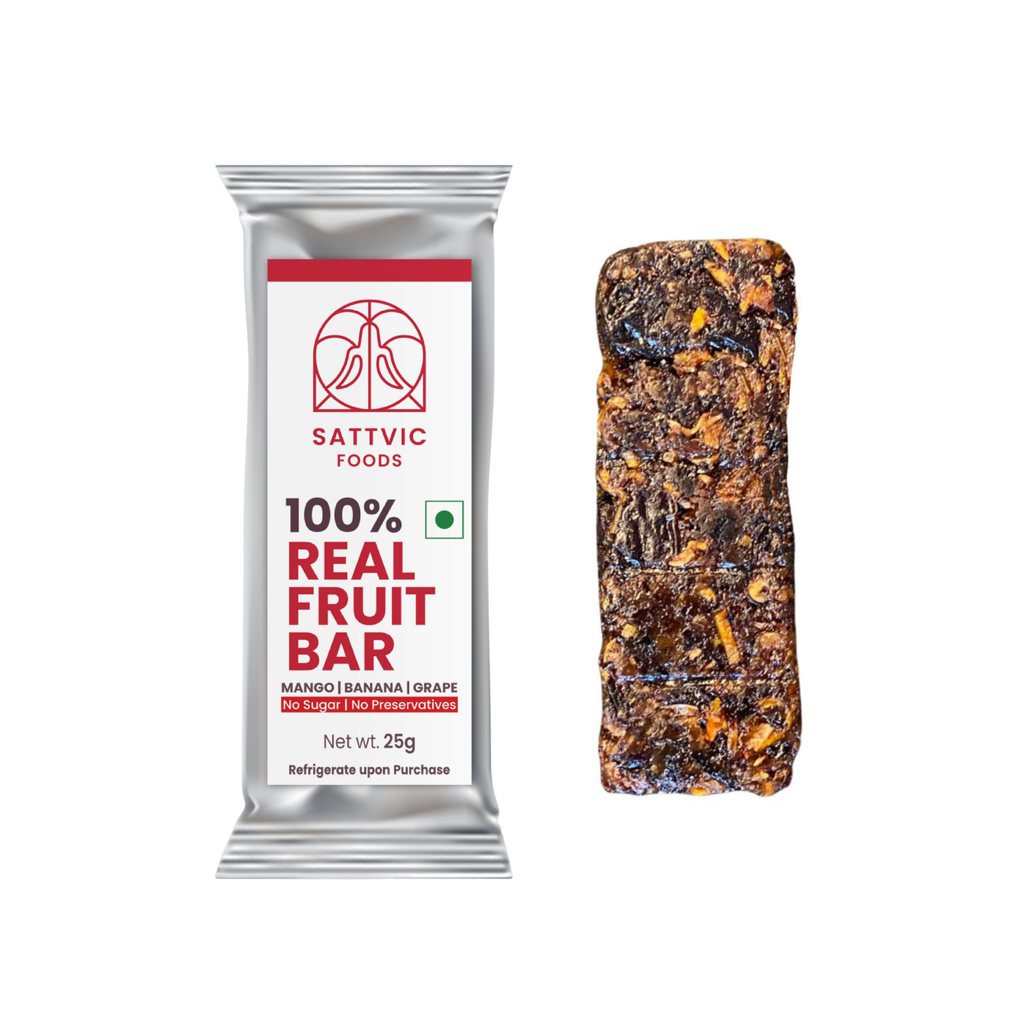 Sattvic foods real fruit bar