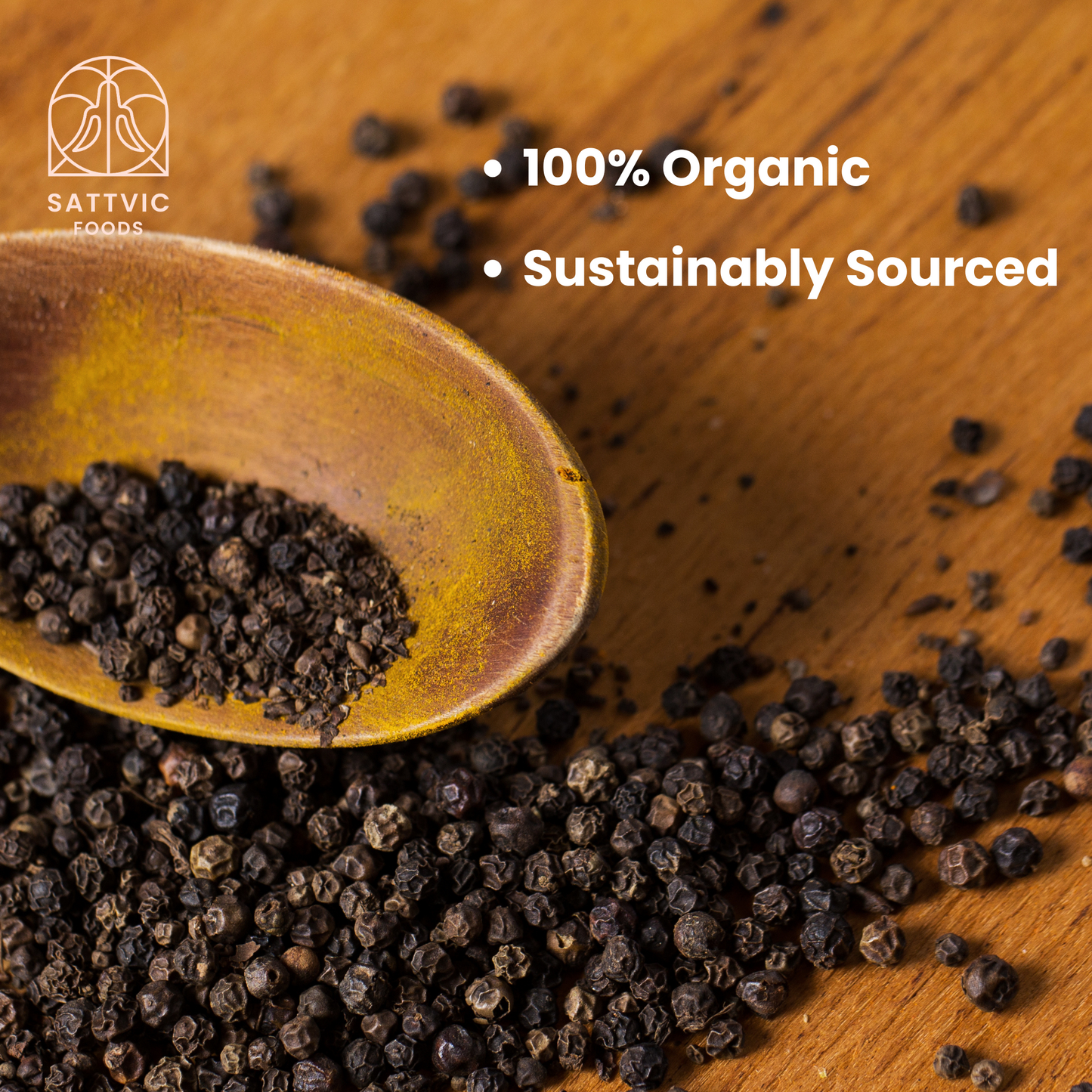 Sun-Dried Black Peppercorns | Natural & Chemical-Free