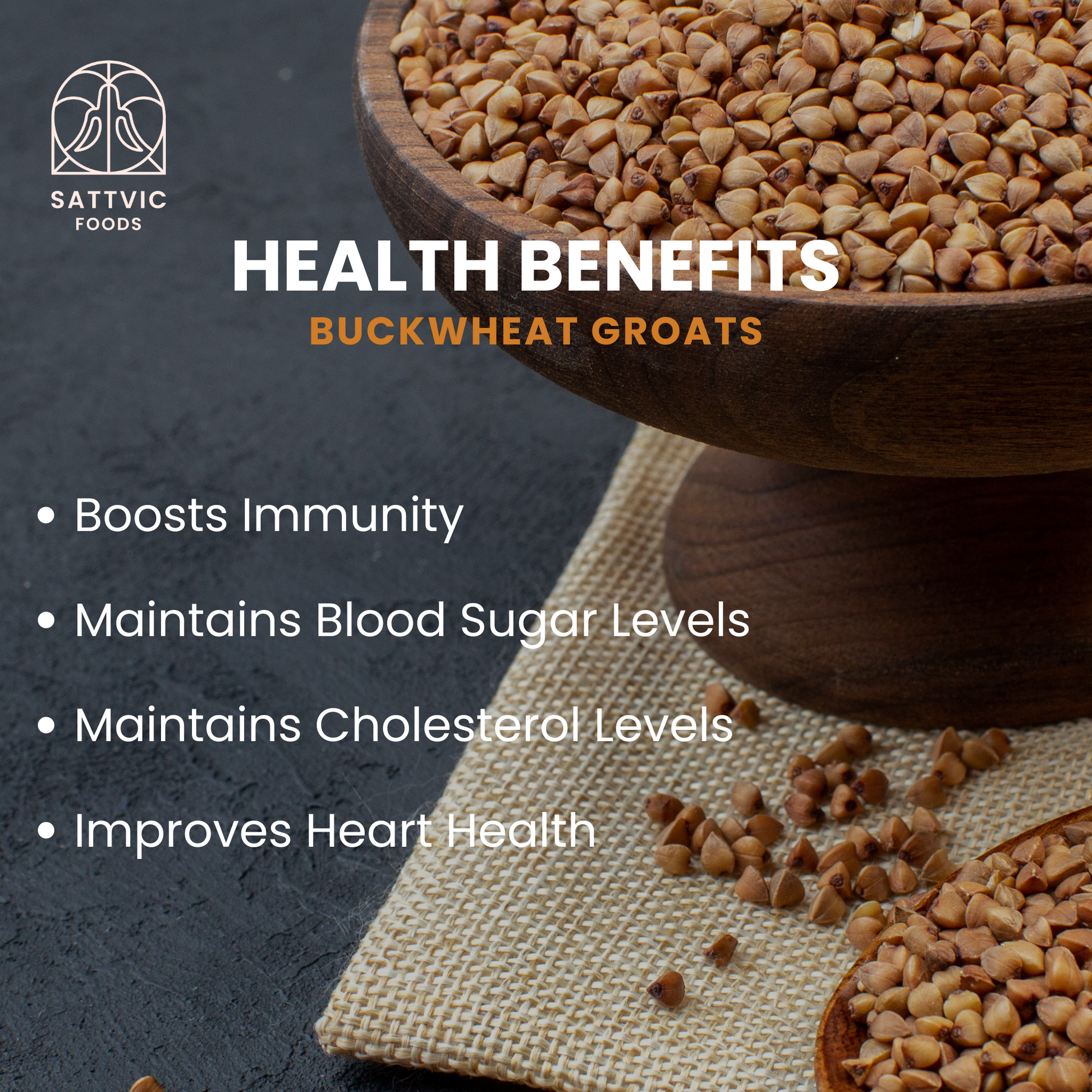 Buckwheat Groats | Gluten-free | Protein and Fibre Packed