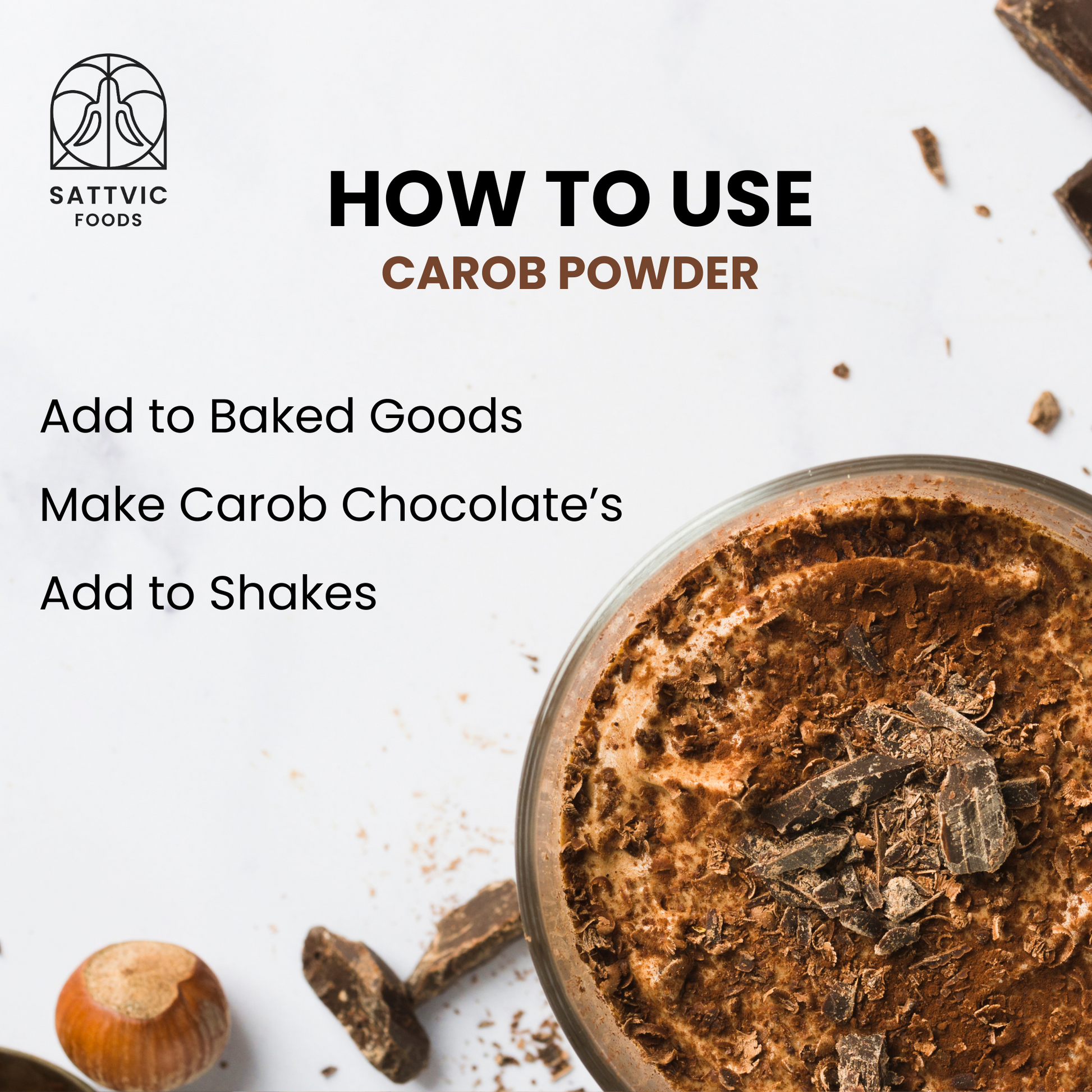 Carob Powder | Medium Roast | Caffiene-Free