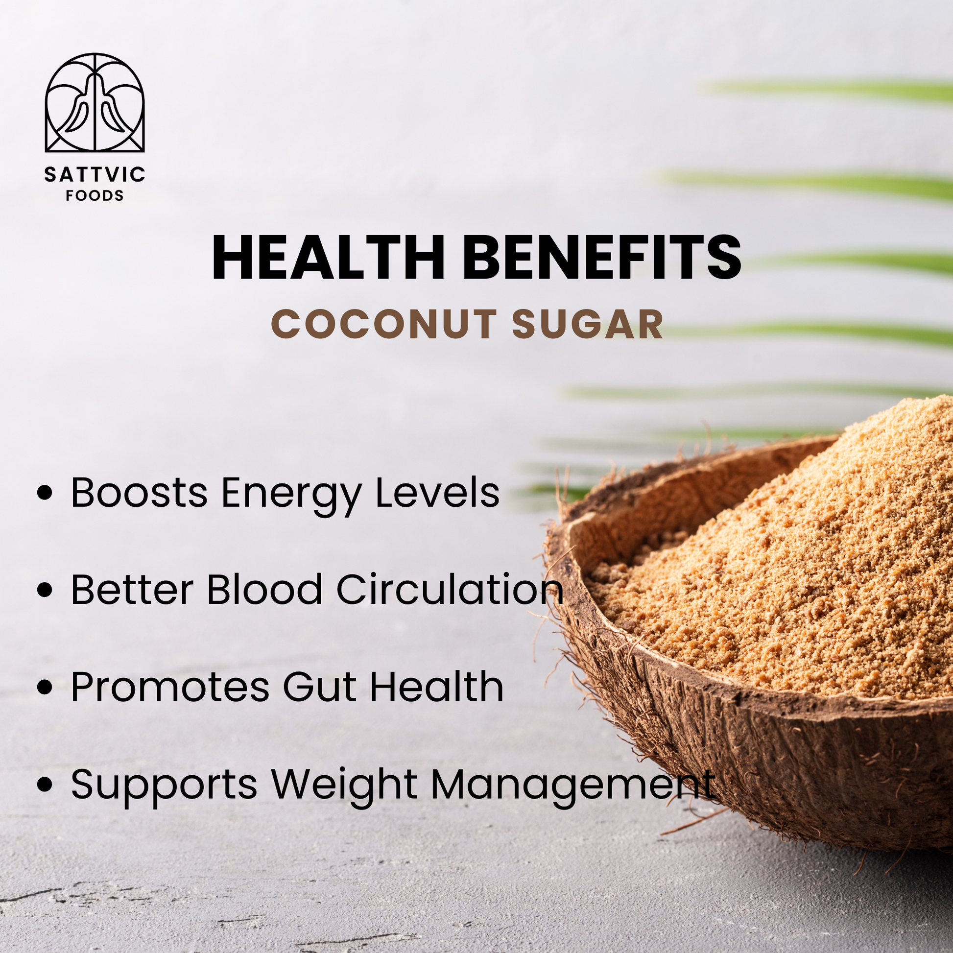 Health benefits of coconut sugar