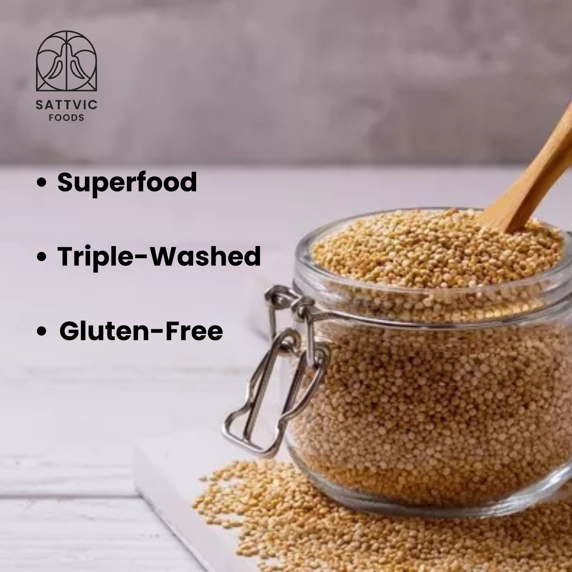 Organic Quinoa |  Gluten-free | Low Glycemic Index