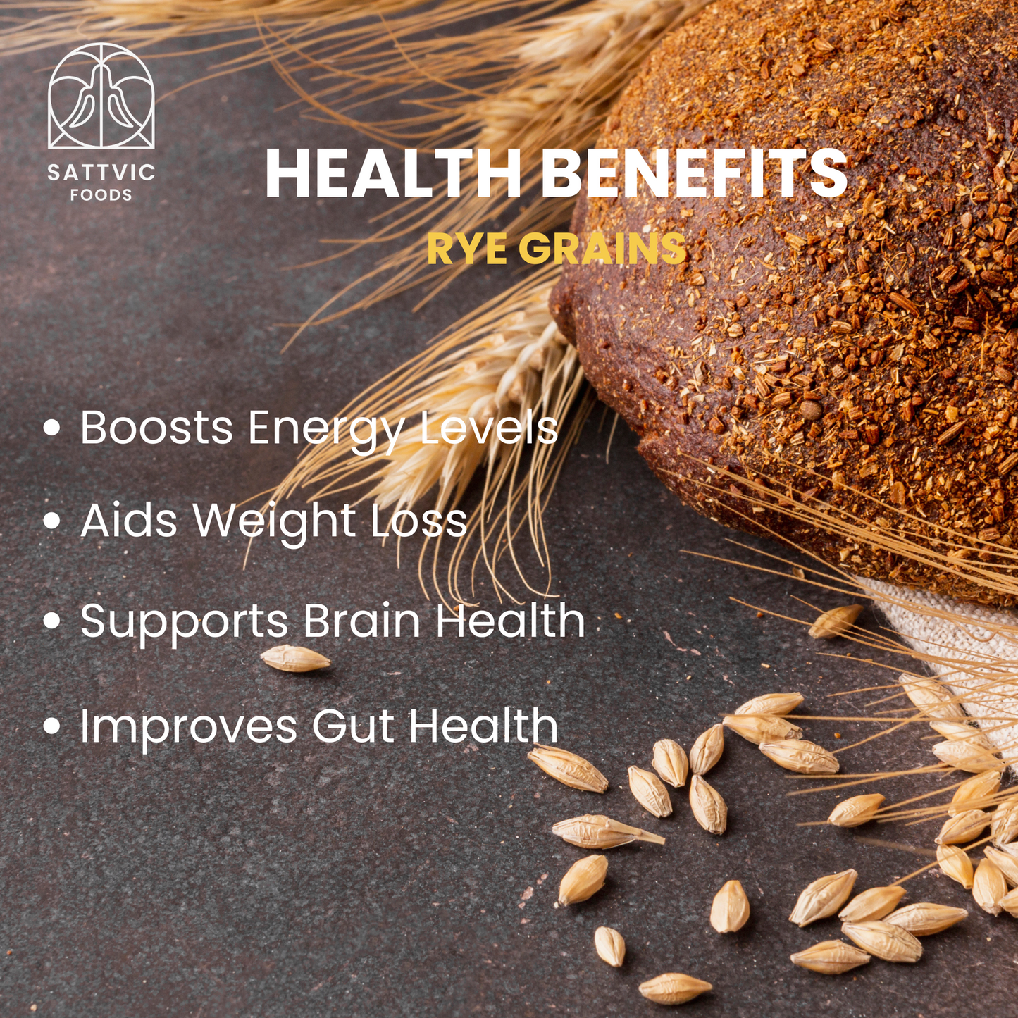 Himalayan Rye Grains | Rich in Dietary Fibre