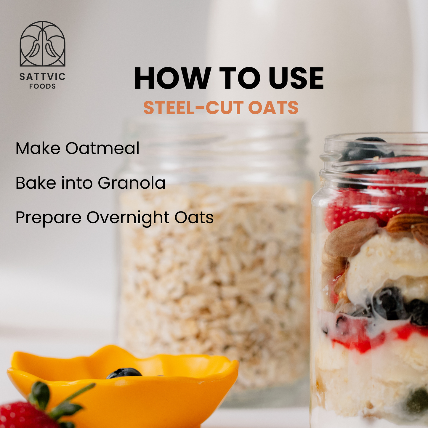 Steel cut Oats (Gluten-free)